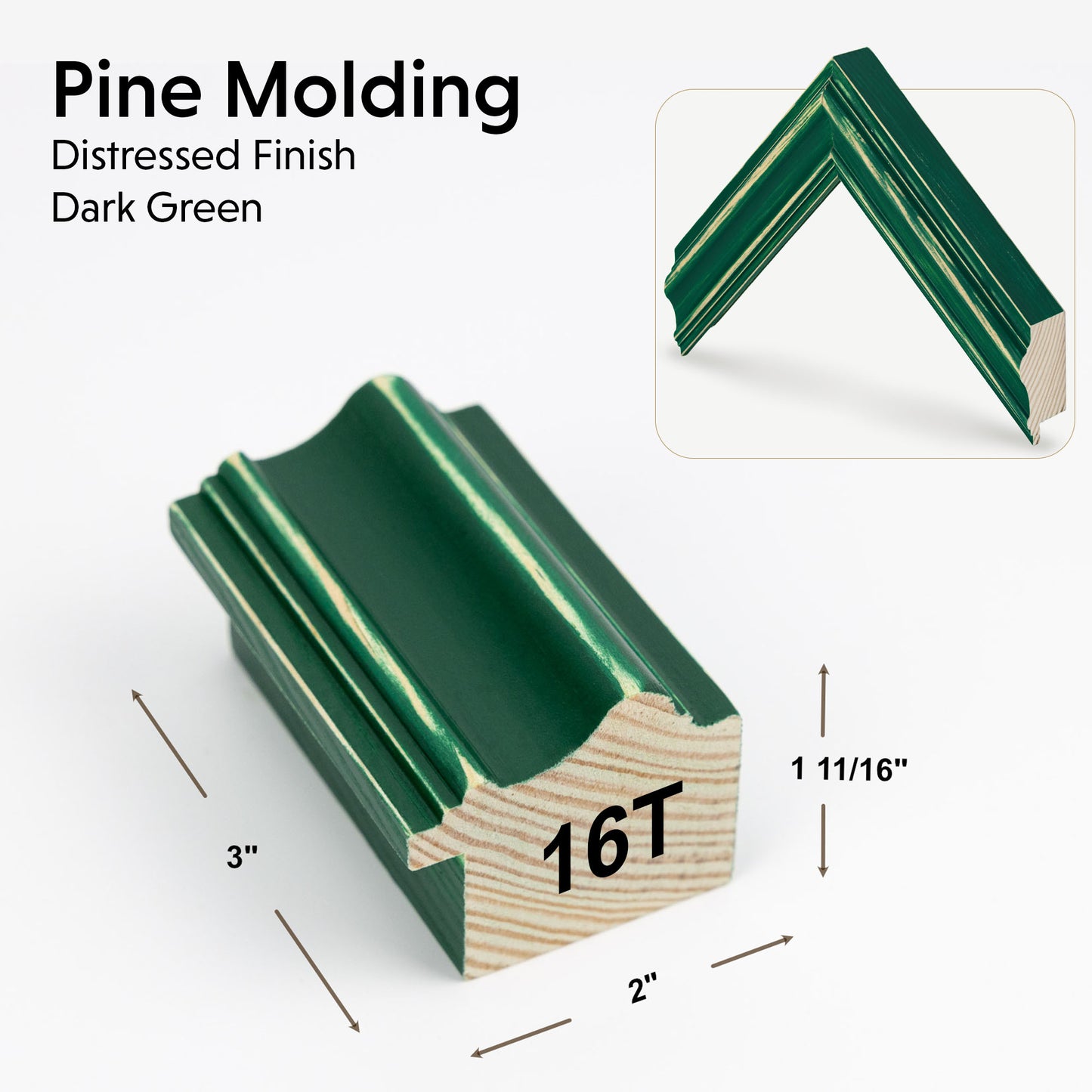 Cadre TV pour téléviseurs Samsung The Frame, lunette TV faite à la main, finition rustique en bois foncé et or, tailles de cadre TV 32, 43, 50, 55, 65, 75, 85 pouces