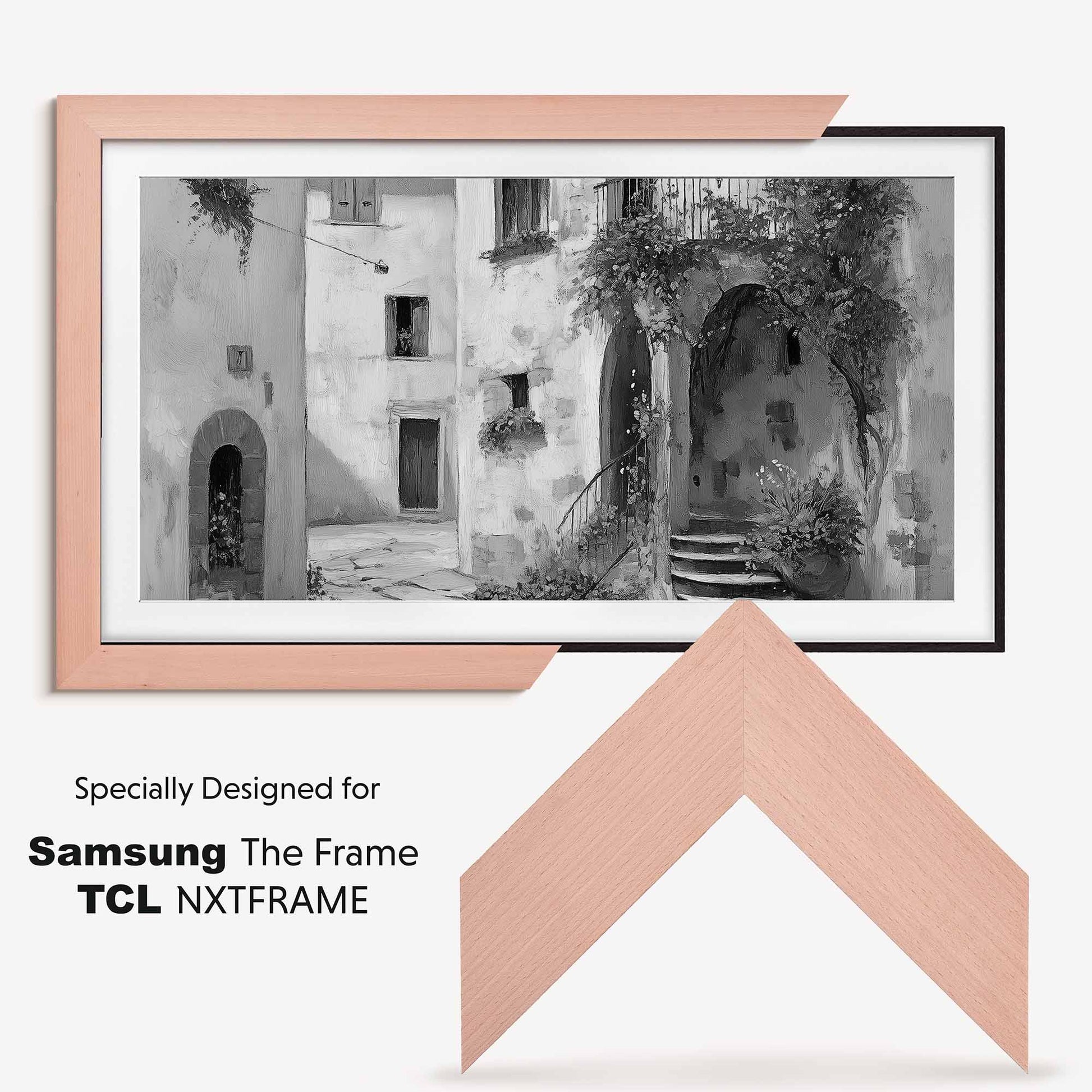 Beech Tv mount Specially Designed for Samsung The Frame, TCL NXTFRAME