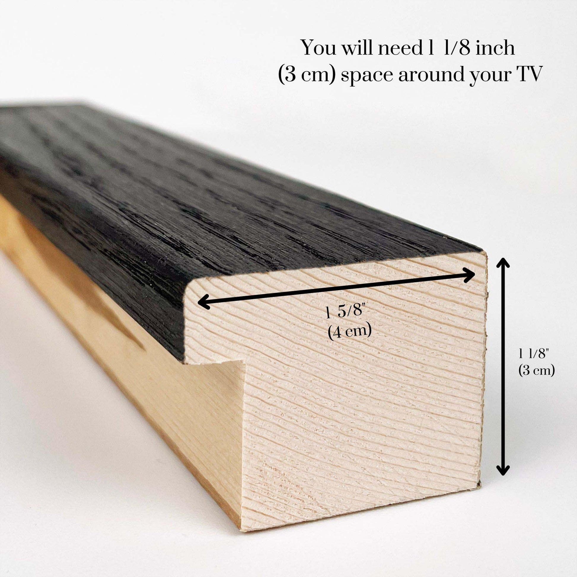 Black oak bezel sizes