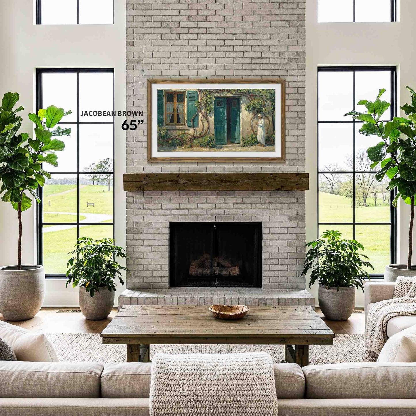 Colorful PINE Molding TV Frame