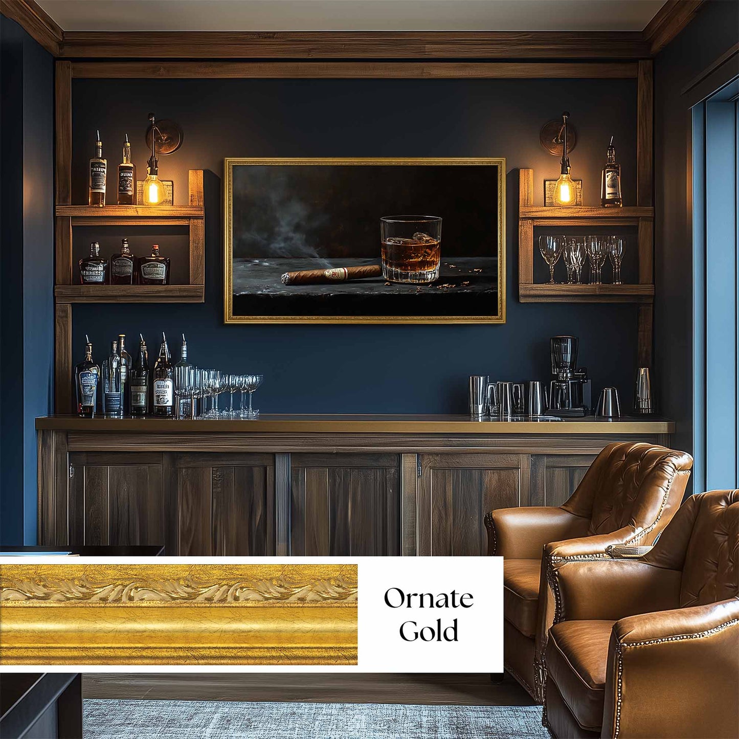 Thin Metallic TV Frame Samples