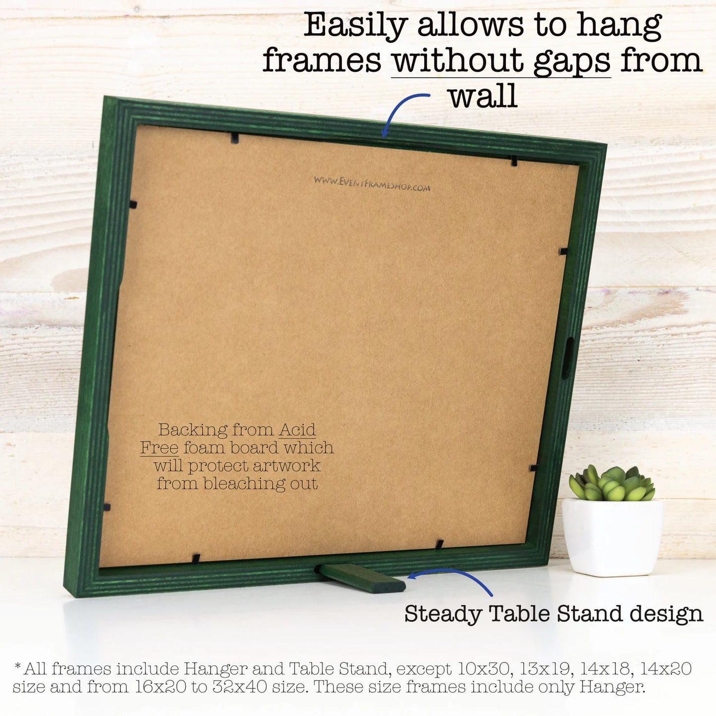 Cadre photo à bords super fins, couleur unie de votre choix dans un style minimaliste.