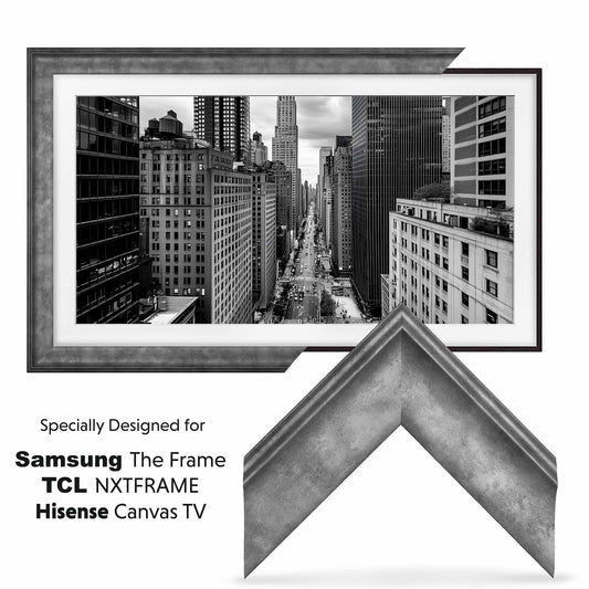 Metallic TV Frame specially designed for Samsung, TCL and Hisense TV models