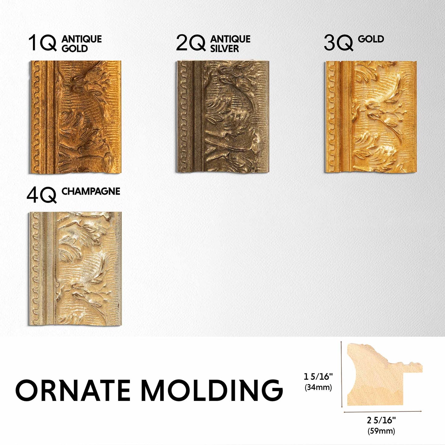 Contemporary Style TV Frame Samples