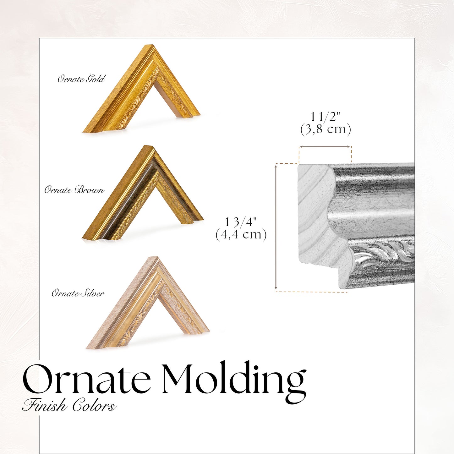 Thin Metallic TV Frame Samples