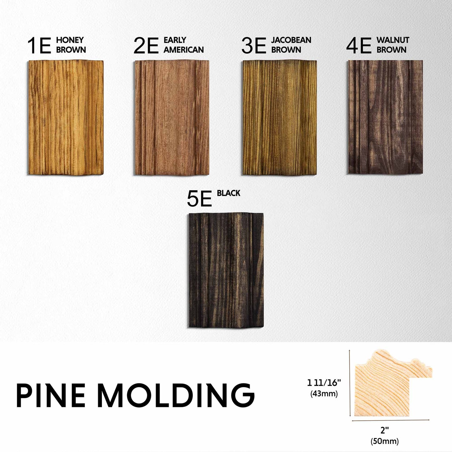 Cadre TV pour téléviseurs Samsung The Frame, lunette TV faite à la main, finition rustique en bois foncé et or, tailles de cadre TV 32, 43, 50, 55, 65, 75, 85 pouces