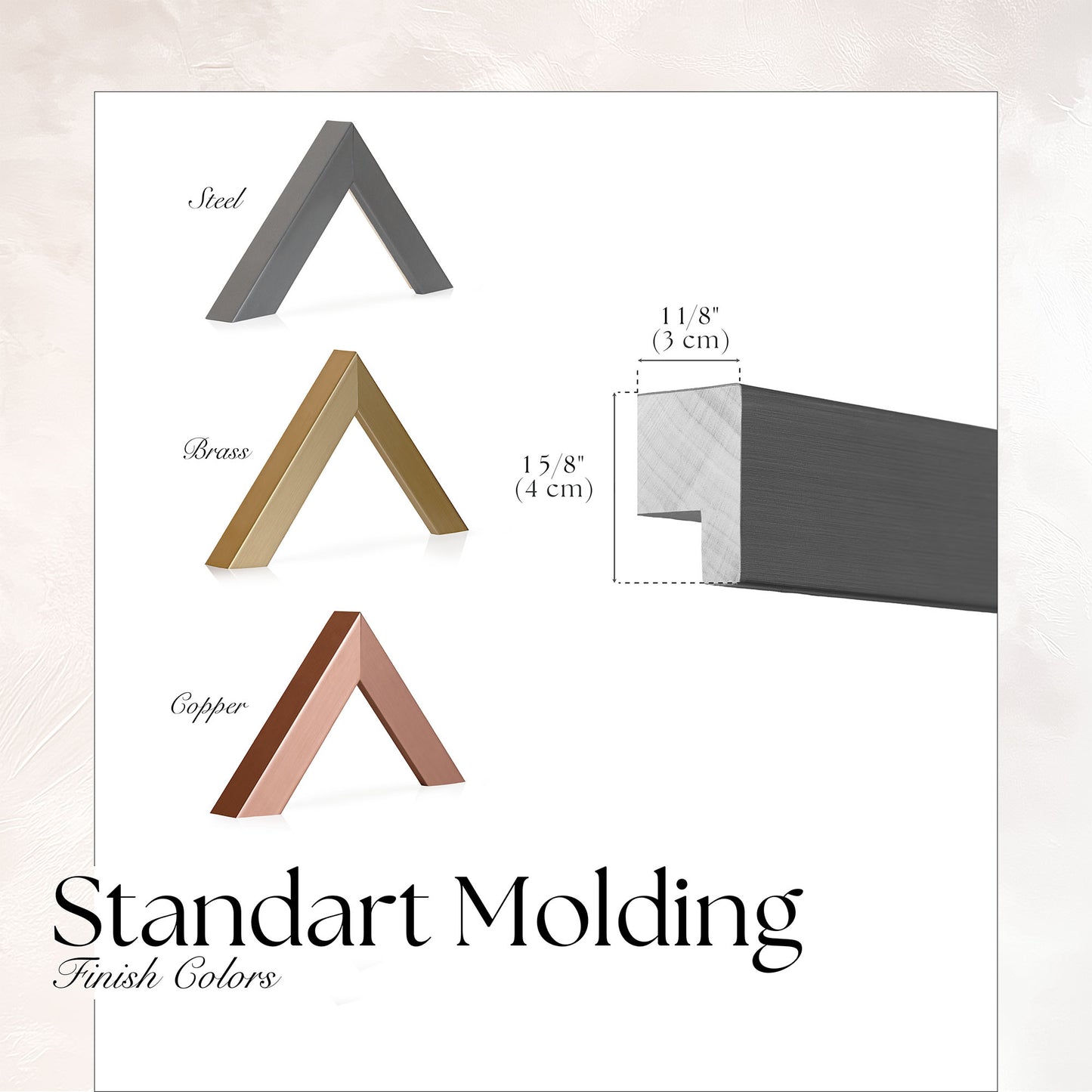 Thin Metallic TV Frame Samples
