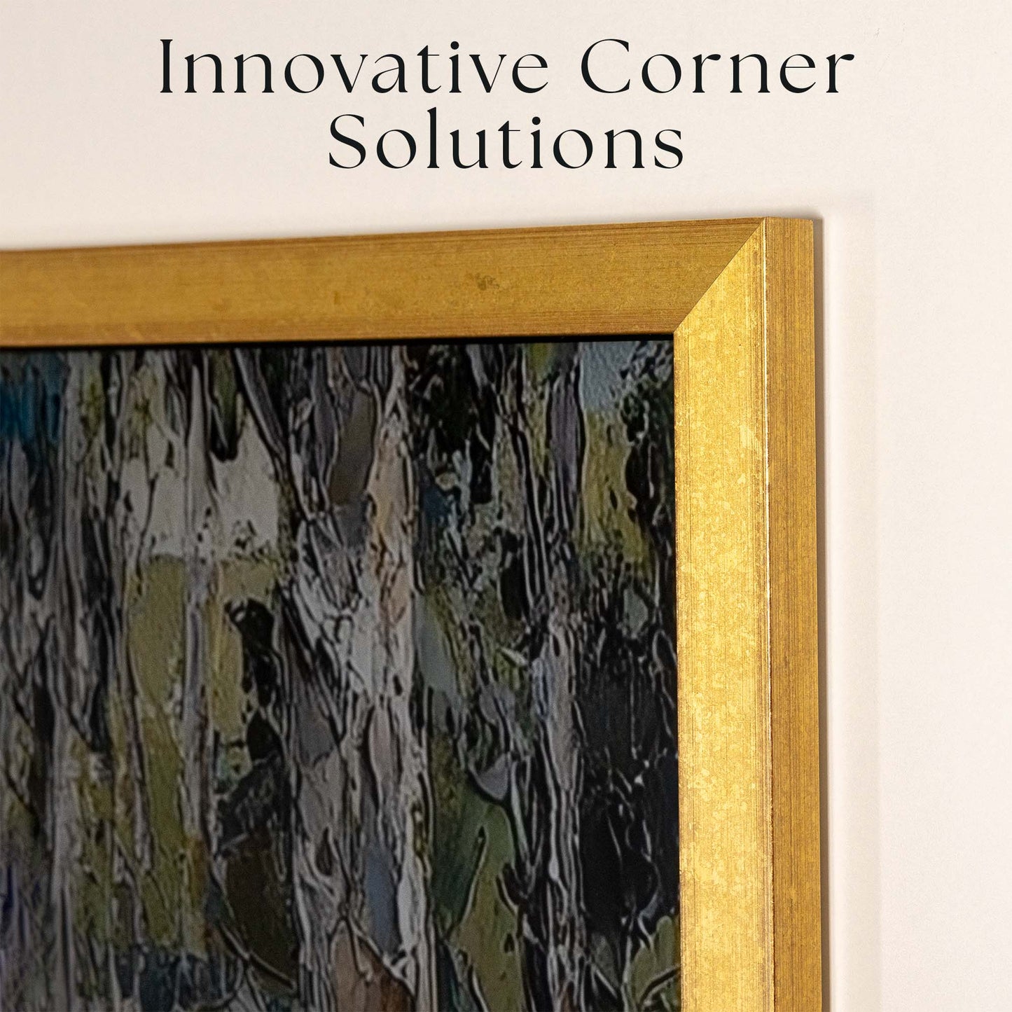 Thin Gold TV Frame for Samsung The Frame