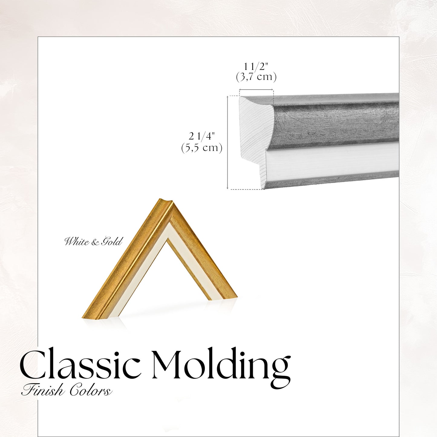 Thin Metallic TV Frame Samples