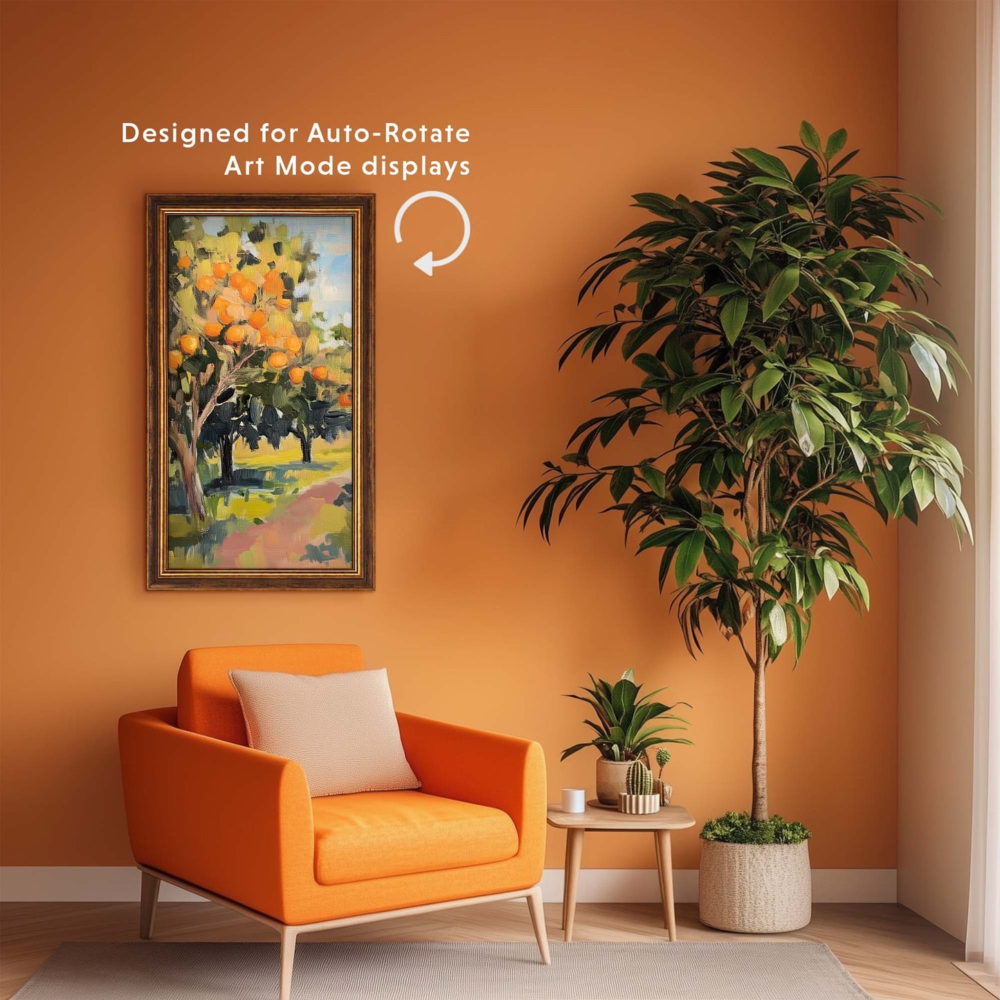 Brown & Gold TV frame for Samsung The Frame Tv, Handmade Gold and Brown TCL NXTFRAME Bezel, Hisense CanvasTV Sizes 32 43 50 55 65 75 85 inch.