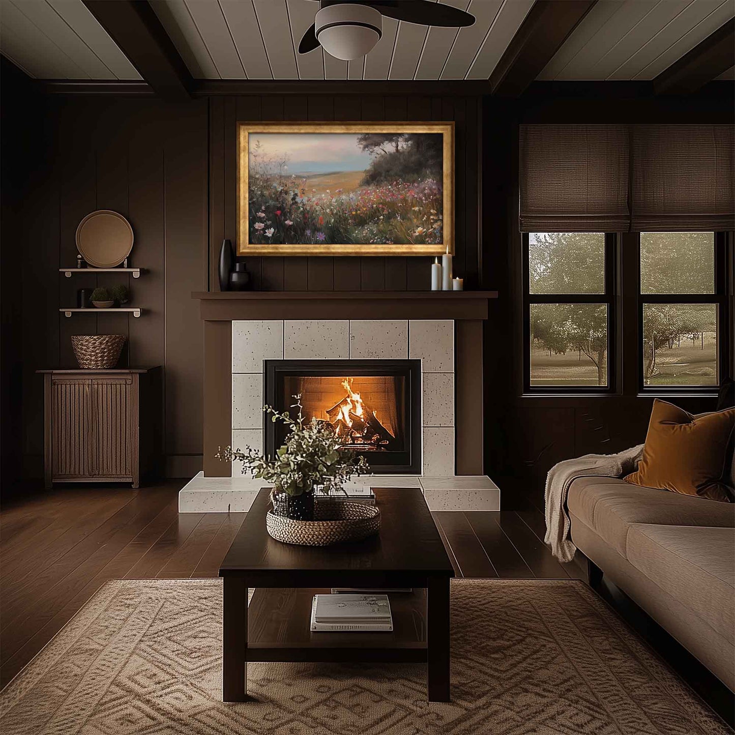 Matte Gold Metallic Tv Frame for Samsung The Frame, Gold Hisense Tv Frame, Gold Frame Tv Bezel for TCL NXTFrame 32 43 50 55 65 75 85 inch