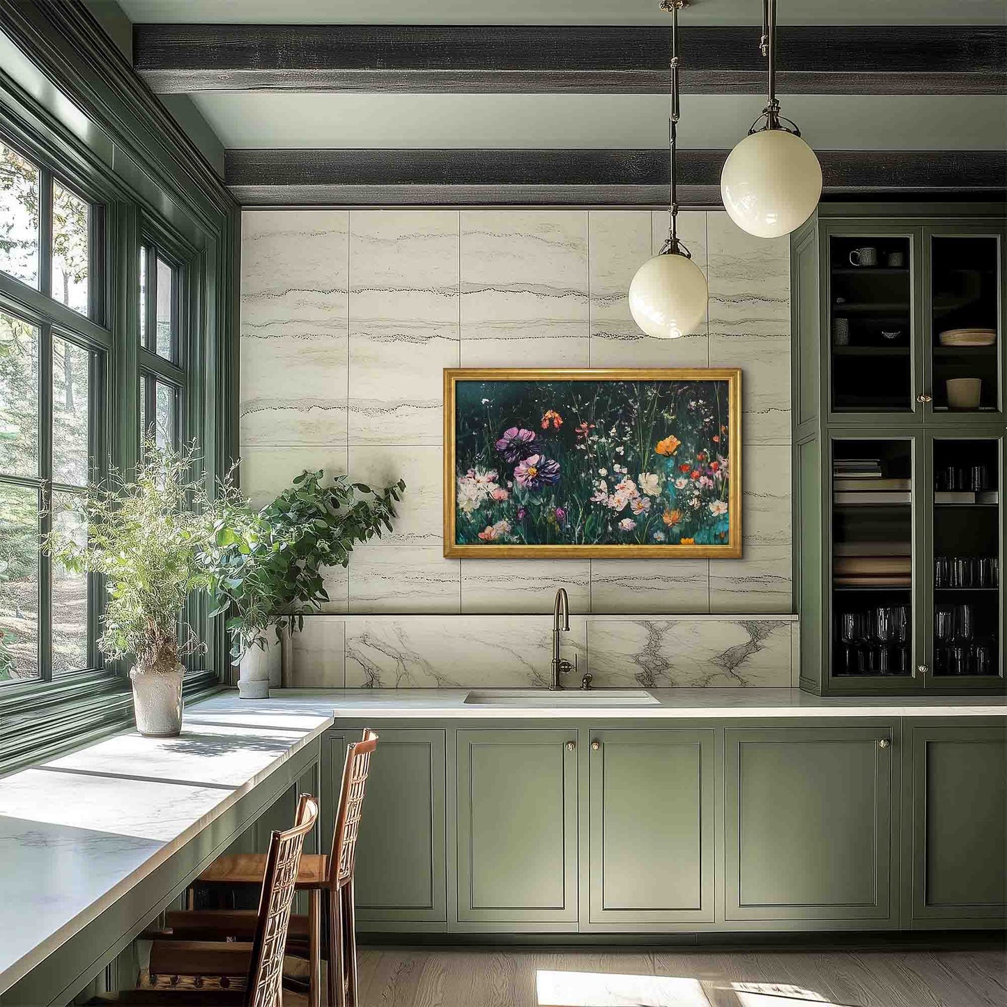 Vintage Gold TV Frame