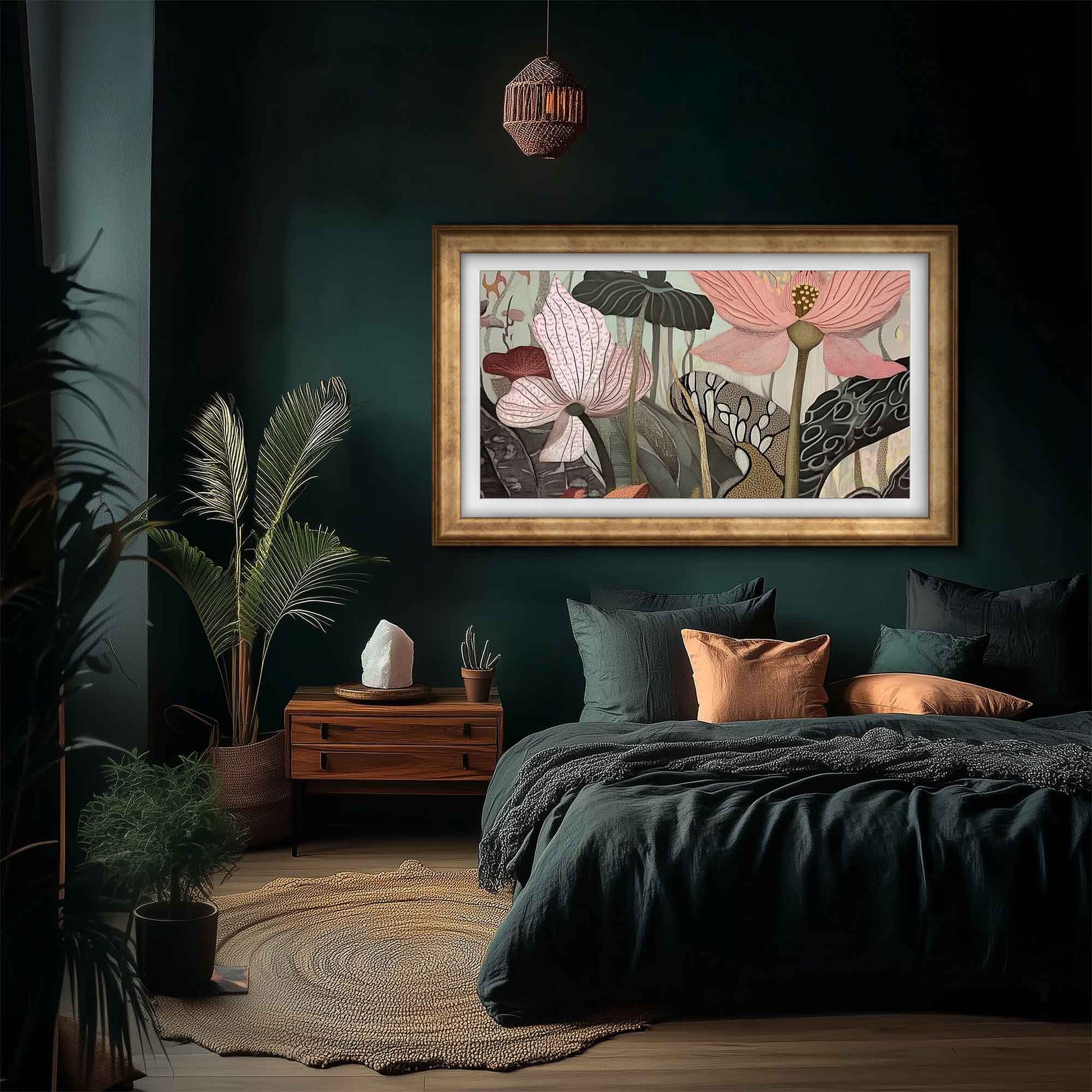 Matte Gold Metallic Tv Frame for Samsung The Frame, Gold Hisense Tv Frame, Gold Frame Tv Bezel for TCL NXTFrame 32 43 50 55 65 75 85 inch