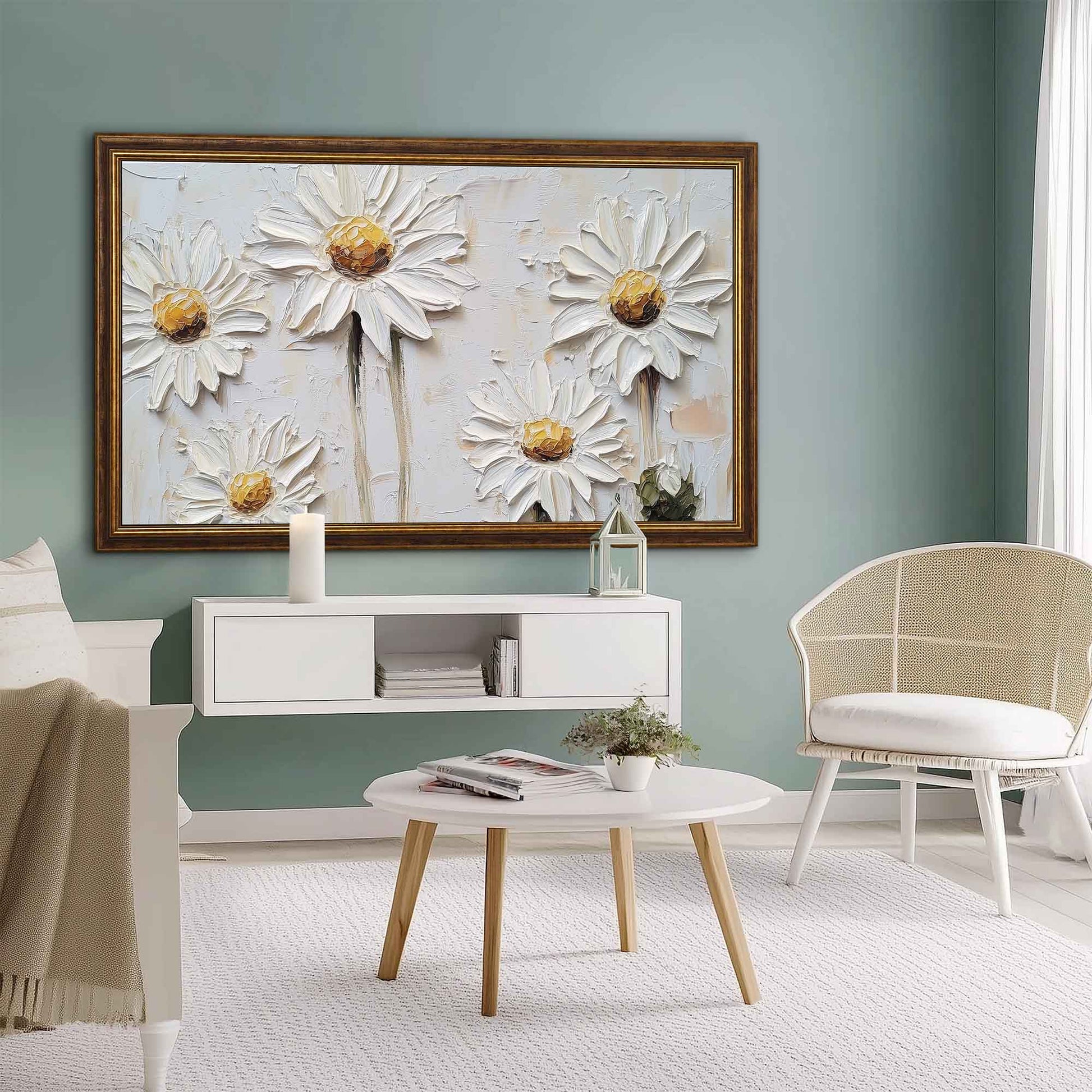 Brown & Gold TV frame for Samsung The Frame Tv, Handmade Gold and Brown TCL NXTFRAME Bezel, Hisense CanvasTV Sizes 32 43 50 55 65 75 85 inch.