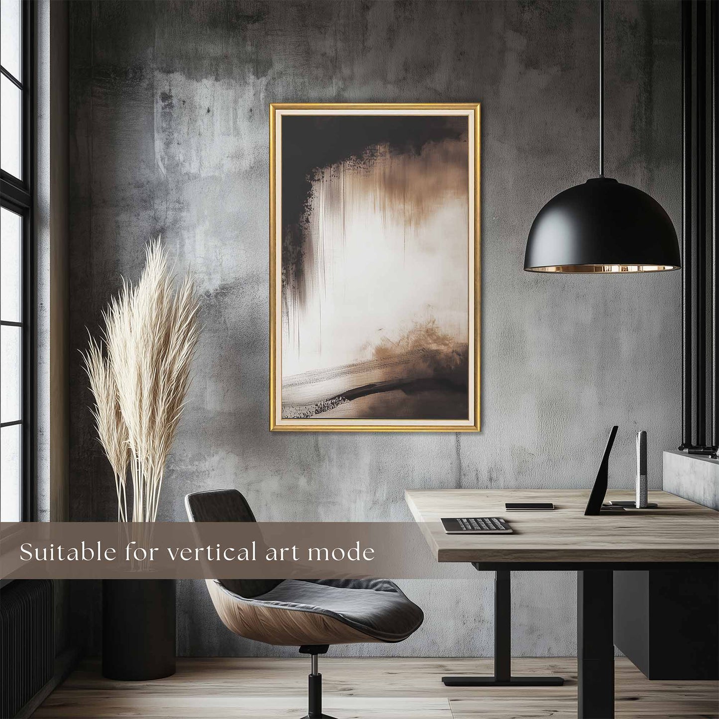 TV Frame in modern office style building.