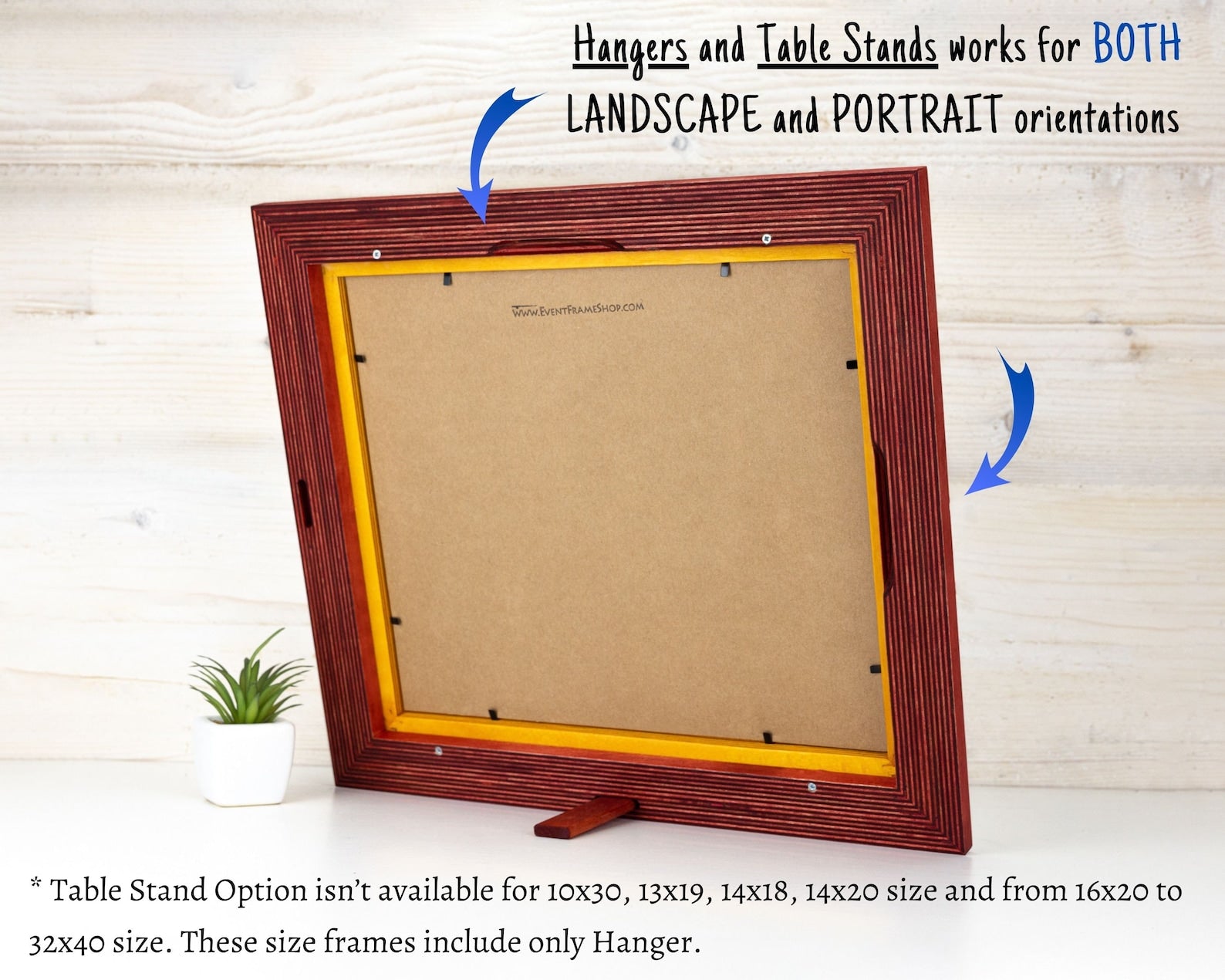 Red and Yellow baltic birch picture frame for art photography, custom sizes, made from high quality durable materials, perfect for gallery walls. Double Black Custom Picture Frame, Handmade Wooden Photo Frame, Black Poster Frame, Contemporary style A1 A3 A5 4x6 9x12 16x20 18x24 36x40