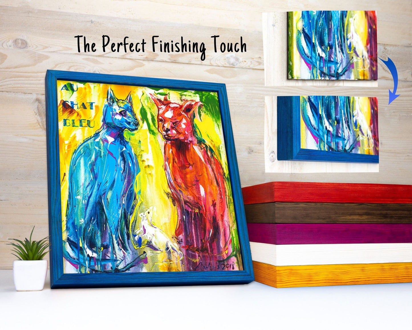 Thin Edge Pine Hardwood Canvas Frame