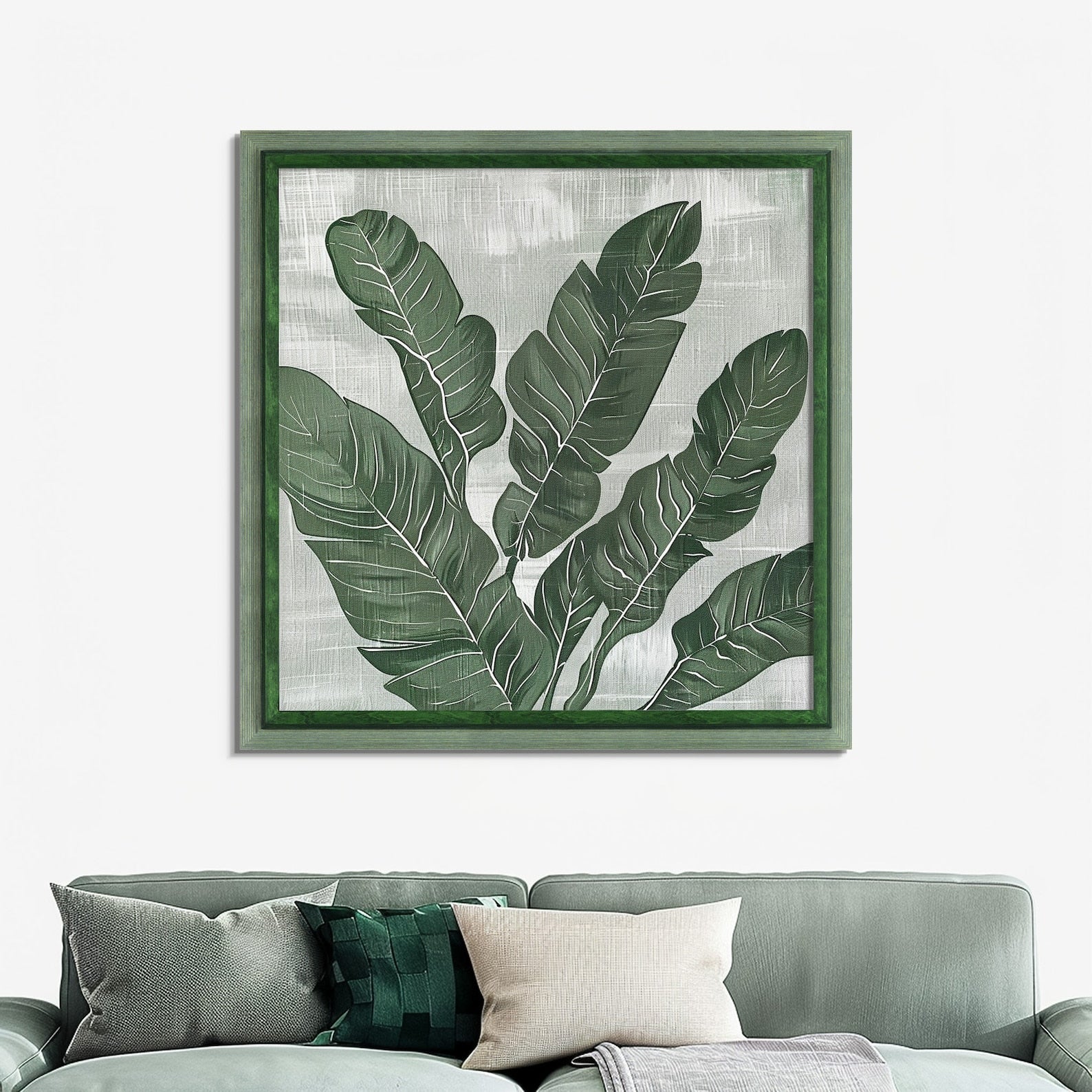 Sage green and dark green baltic birch picture frame for art photography, custom sizes, made from high quality durable materials, perfect for gallery walls. Double Black Custom Picture Frame, Handmade Wooden Photo Frame, Black Poster Frame, Contemporary style A1 A3 A5 4x6 9x12 16x20 18x24 36x40