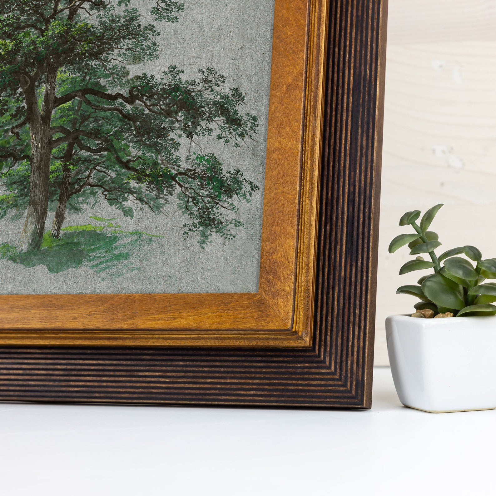 Walnut Brown and Honey Brown baltic birch picture frame for art photography, custom sizes, made from high quality durable materials, perfect for gallery walls. Double Black Custom Picture Frame, Handmade Wooden Photo Frame, Black Poster Frame, Contemporary style A1 A3 A5 4x6 9x12 16x20 18x24 36x40