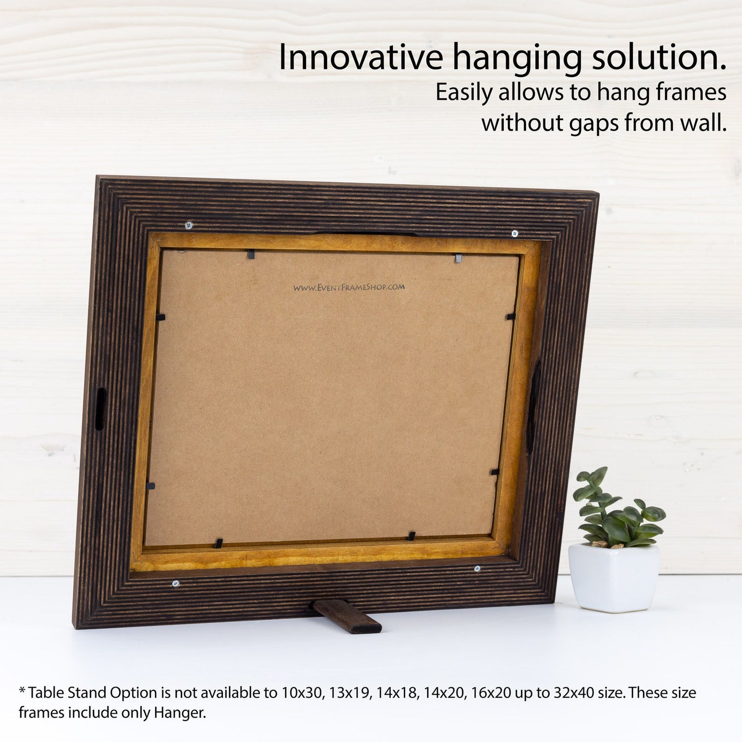 Walnut Brown and Honey Brown baltic birch picture frame for art photography, custom sizes, made from high quality durable materials, perfect for gallery walls. Double Black Custom Picture Frame, Handmade Wooden Photo Frame, Black Poster Frame, Contemporary style A1 A3 A5 4x6 9x12 16x20 18x24 36x40