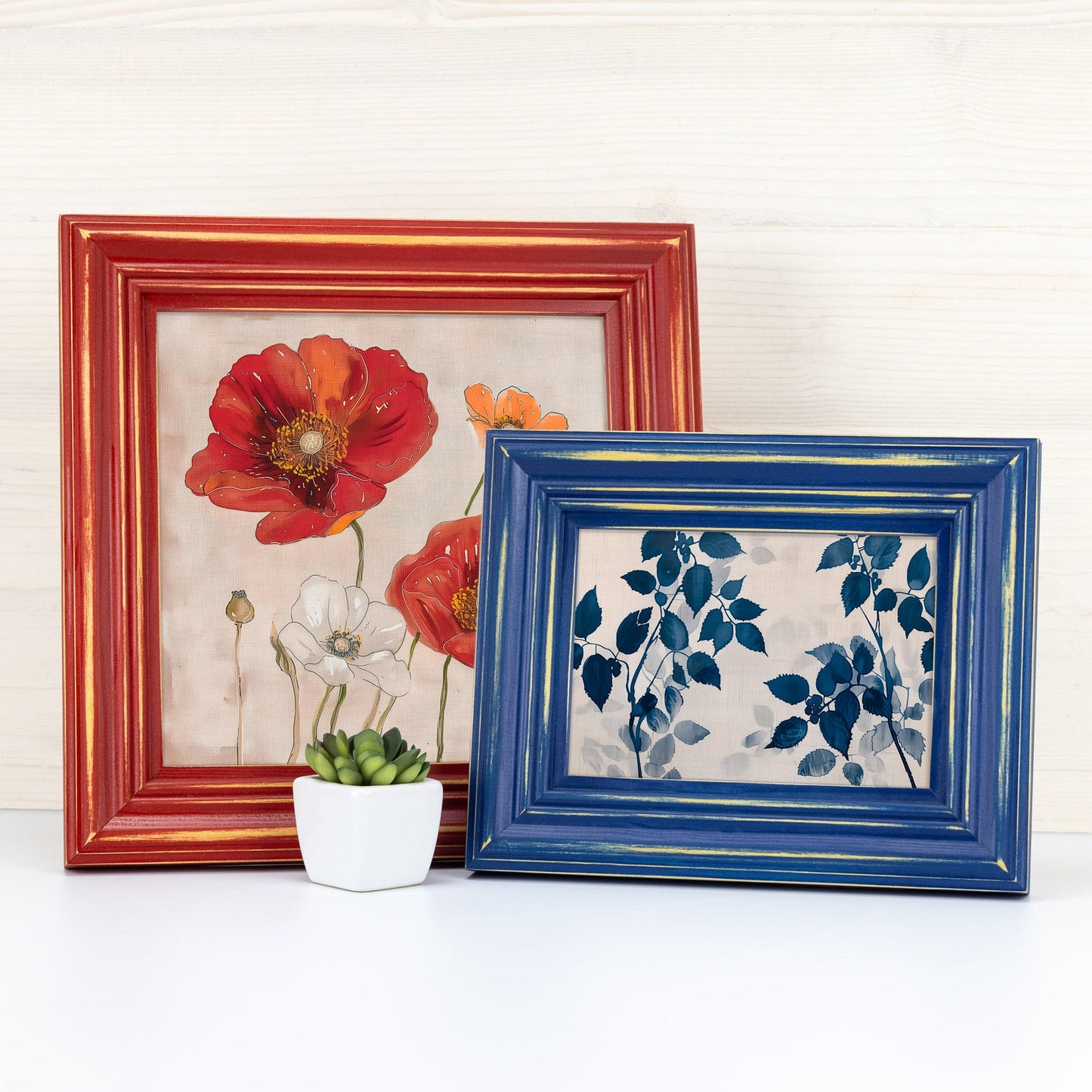 Wide Distressed Picture Frame