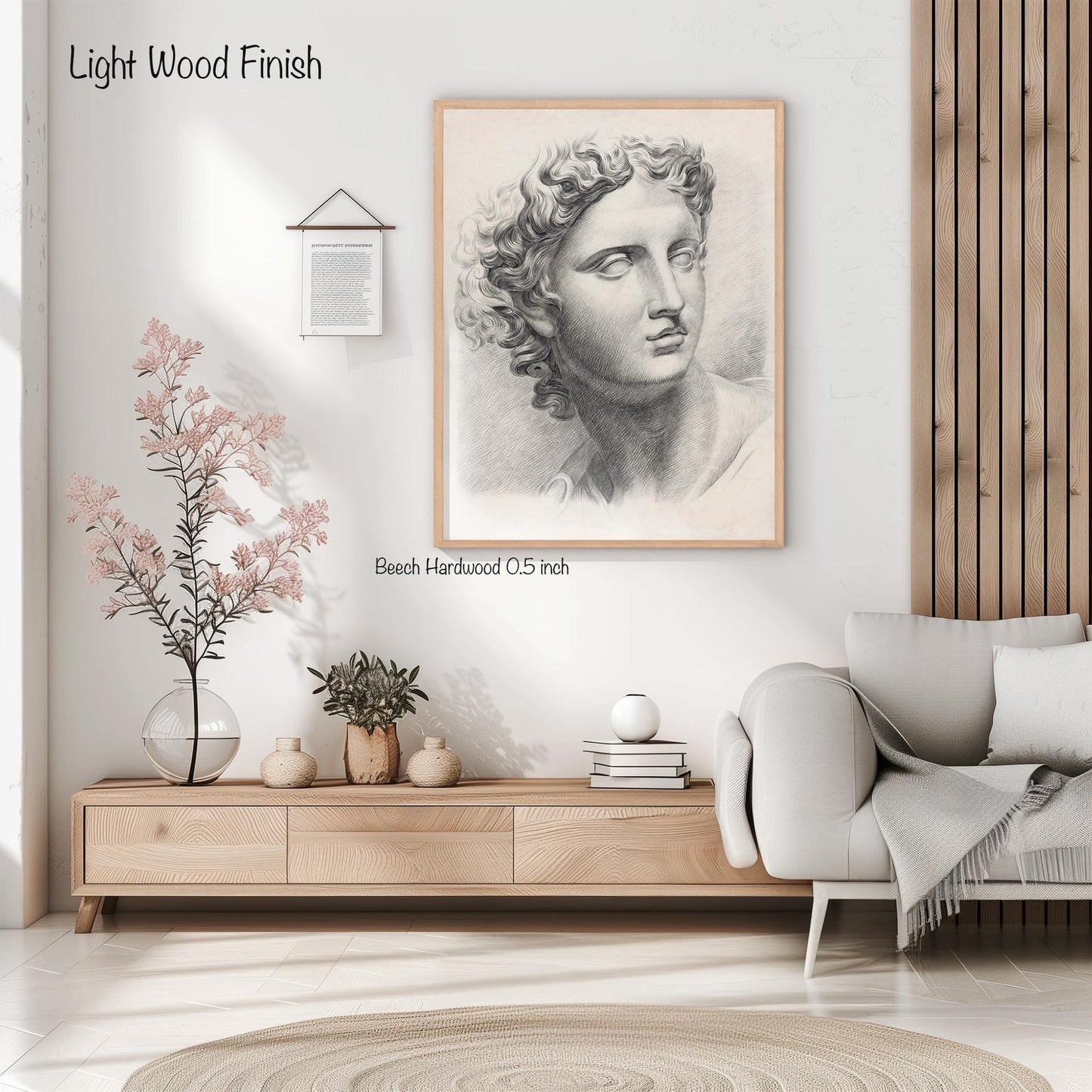 Natural Soap Hardwood Picture Frame 32mm