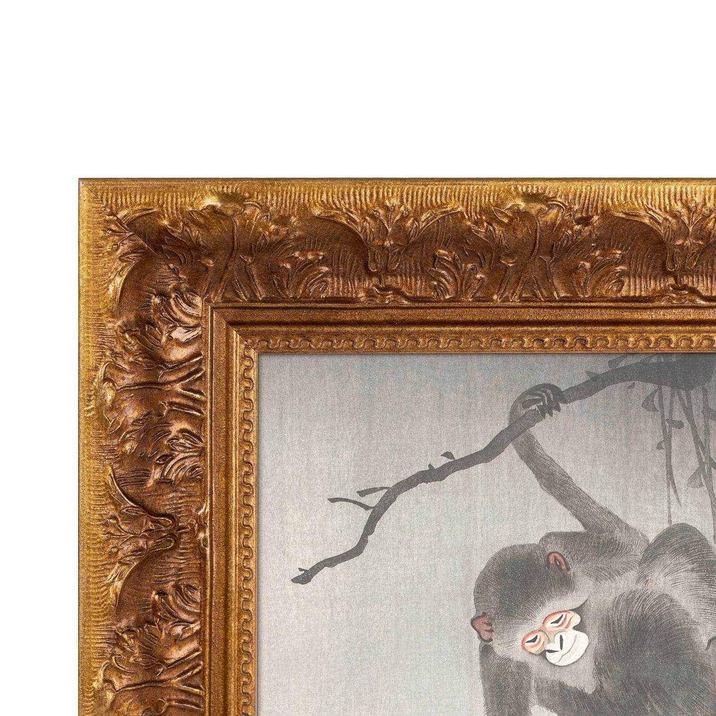 Ornate Antique Gold Picture Frame