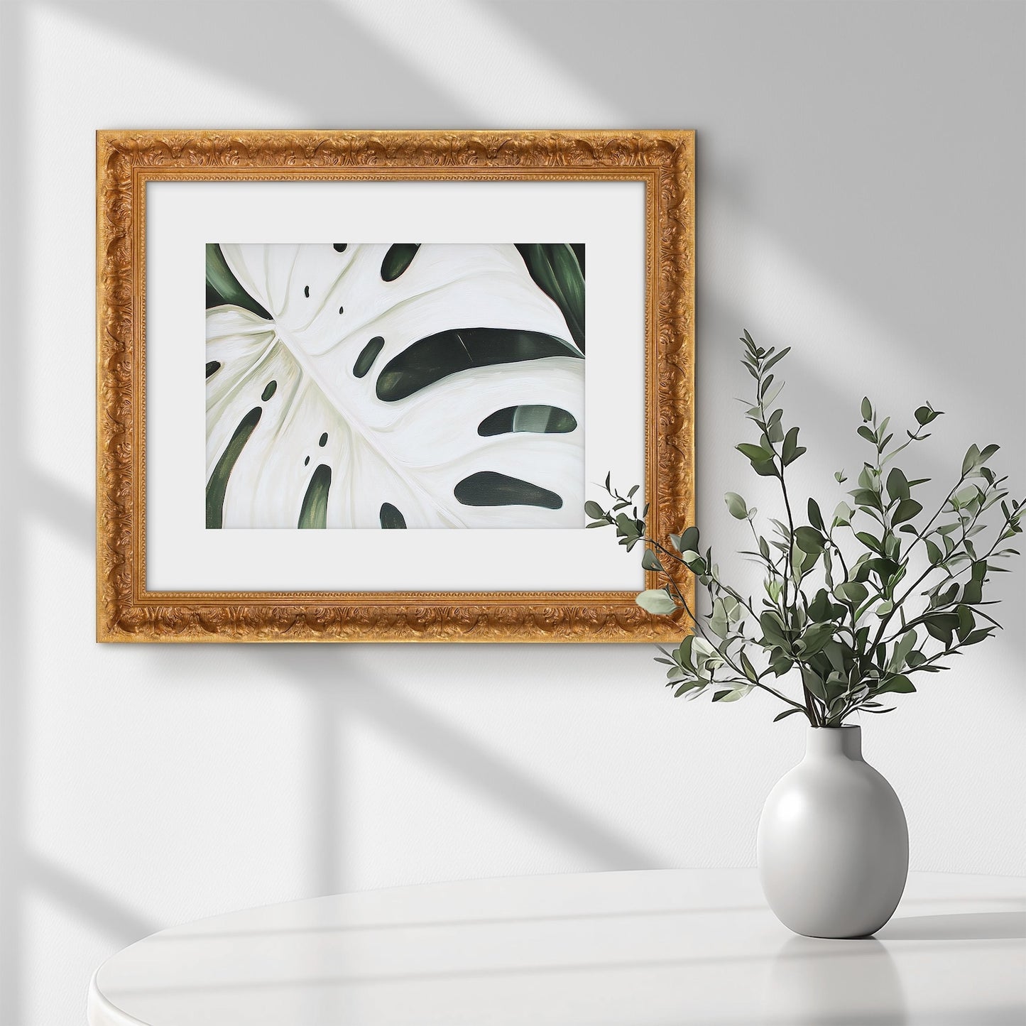 Ornate Antique Gold Picture Frame