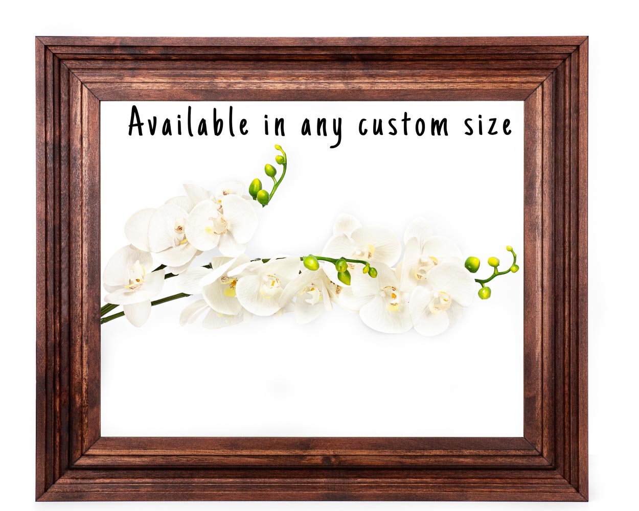 Antique Wooden Artwork Frame, Empire Style Gallery Wall Frames, Deluxe Picture Frame, Custom Size Frame A1, A2, 9x12, 11x17, 12x18, 24x36