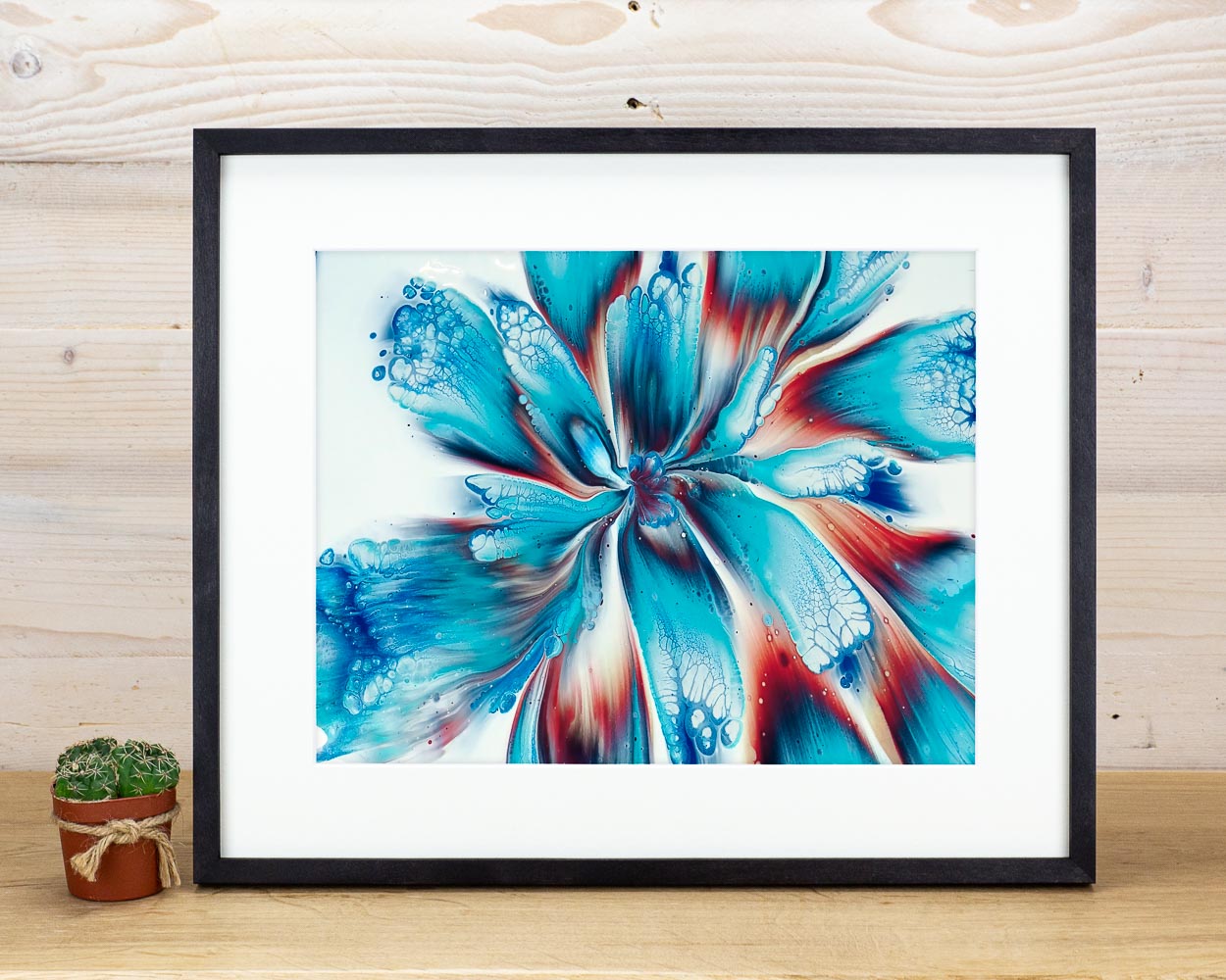 Super Slim Black Solid Birch Hardwood Photo Frame 1/2 Thin Edge