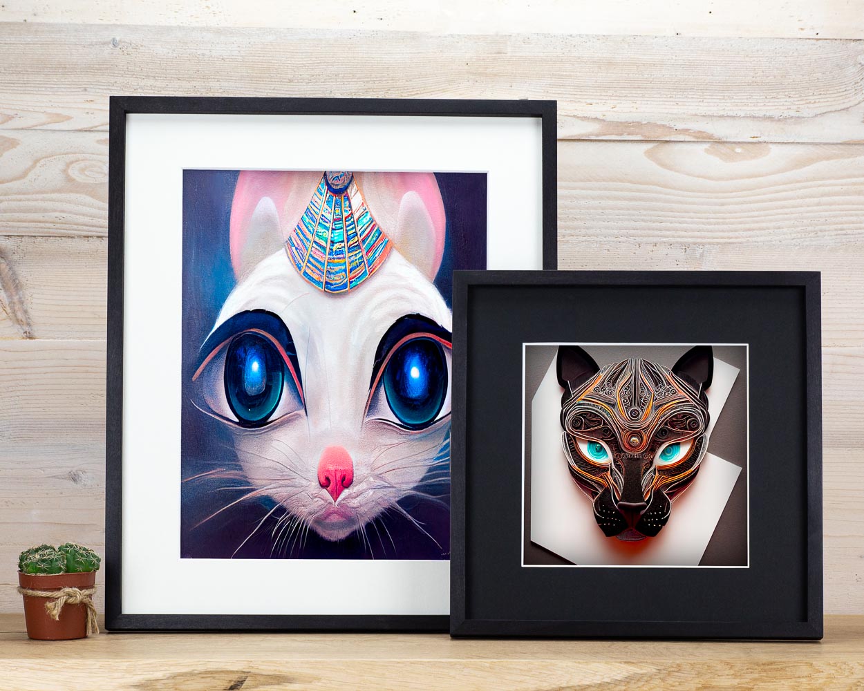 Super Slim Black Solid Birch Hardwood Photo Frame 1/2 Thin Edge