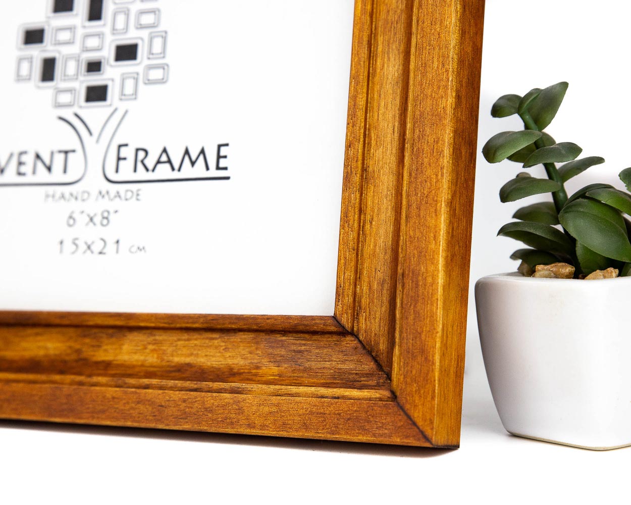 Honey Brown Wooden Picture Frame, Gallery Wall Birch Hardwood Frame, Handmade Premium Quality, Custom Size A4, A3, 6x8, 10x12, 18x24, 20x30
