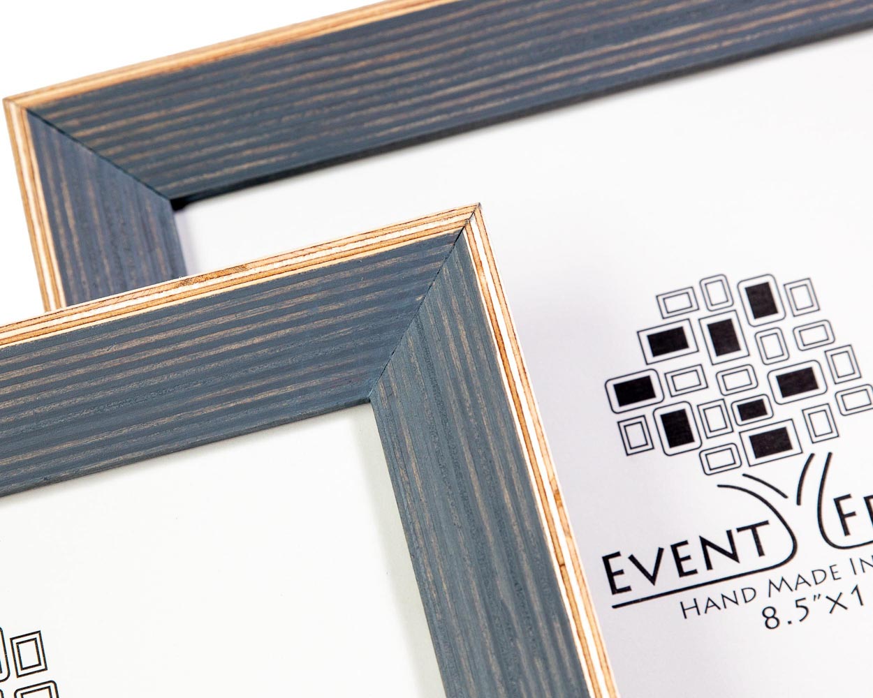 Grey Wood Picture Frame, Hand Painted Artwork frames, Rustic Home Decor, Square 5x5 Photo Frame, Any Size A5 A4 4x6, 5x7, 8.5x11, 8x10, 8x12