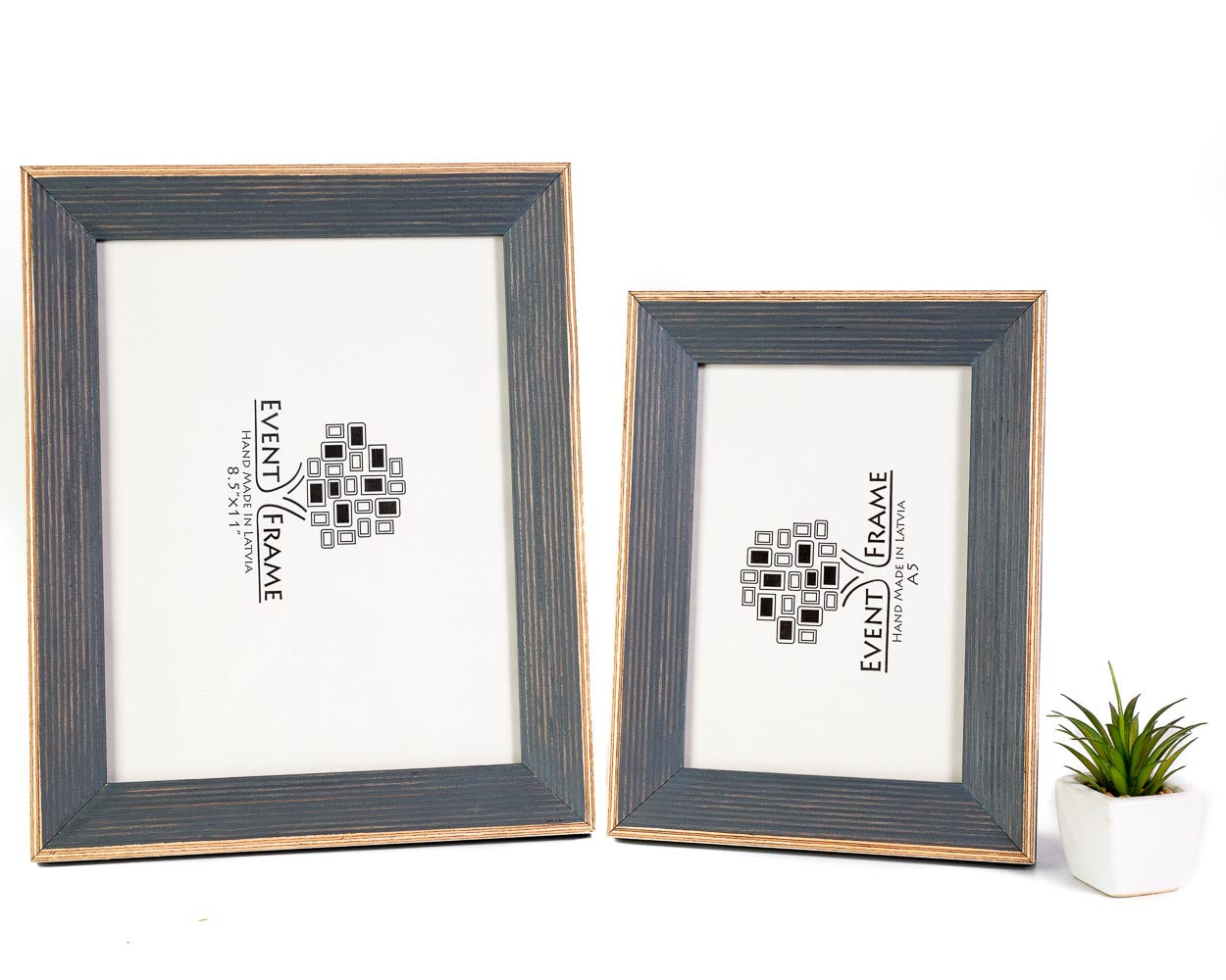 Grey Wood Picture Frame, Hand Painted Artwork frames, Rustic Home Decor, Square 5x5 Photo Frame, Any Size A5 A4 4x6, 5x7, 8.5x11, 8x10, 8x12