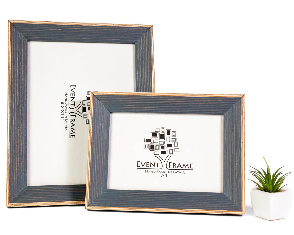 Grey Wood Picture Frame, Hand Painted Artwork frames, Rustic Home Decor, Square 5x5 Photo Frame, Any Size A5 A4 4x6, 5x7, 8.5x11, 8x10, 8x12