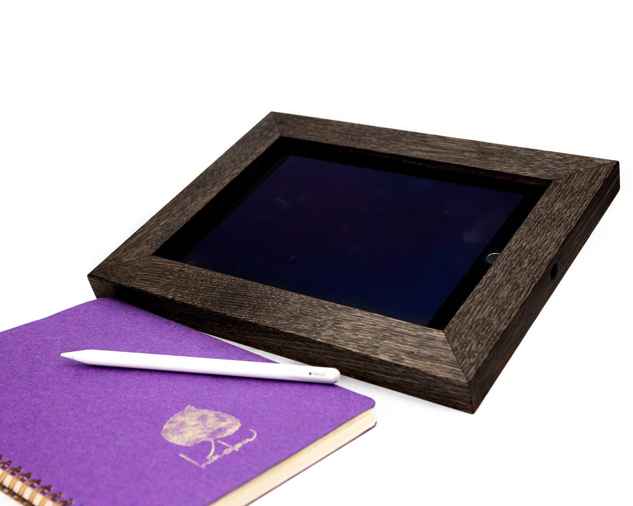 accessories for iPad Air 11 (2024). Wooden Frame for IPad, Tablet Stand, Oak Wood Cover for iPad, Tablet Display Mounting Frame, Tablet Wood Case, Stand Holder for Desk or Wall