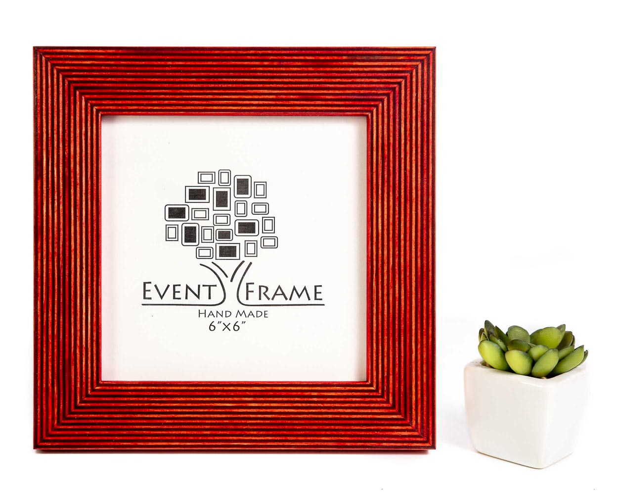 Red + White Custom Wooden Frame, Double Color Photo Frame, Modern Wall Frame, Custom Size Poster Frame A1 A3 A4 8x8 12x18 18x24 20x30 24x36