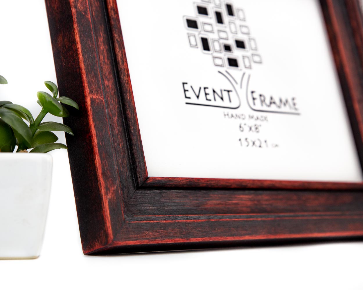 Reddish Black Shabby Chic Picture Frame, Hand Distressed Gallery Wall Frame, Custom Size Photo Frame A1, A2, A3, 11x14, 16x20, 18x24, 24x36