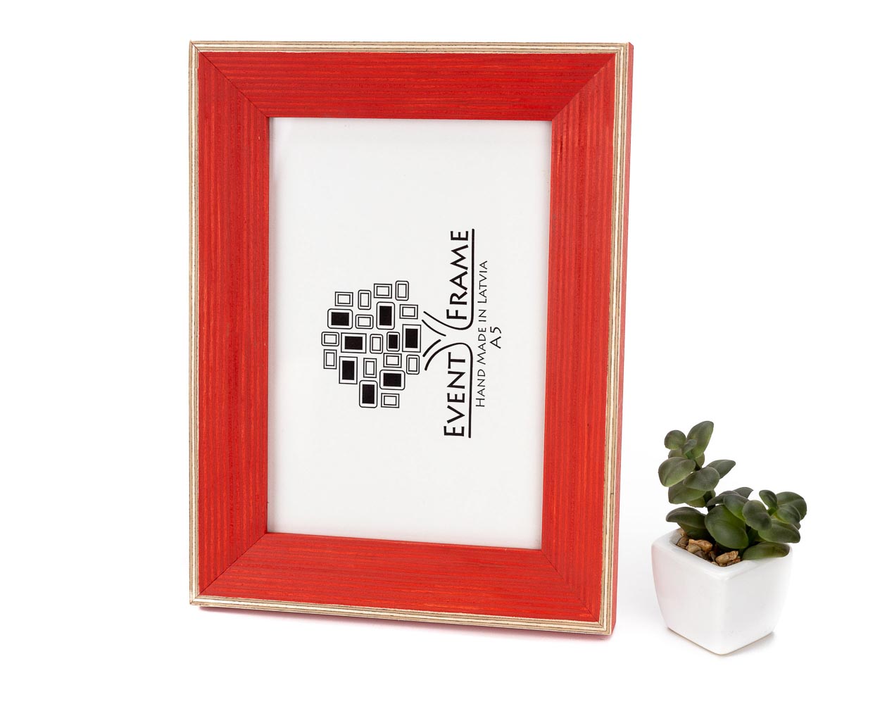 Red Wood Picture Frame, Hand Painted Artwork frames, Rustic Home Decor, Square 5x5 Photo Frame, Any Size A5 A4 4x6, 5x7, 8.5x11, 8x10, 8x12