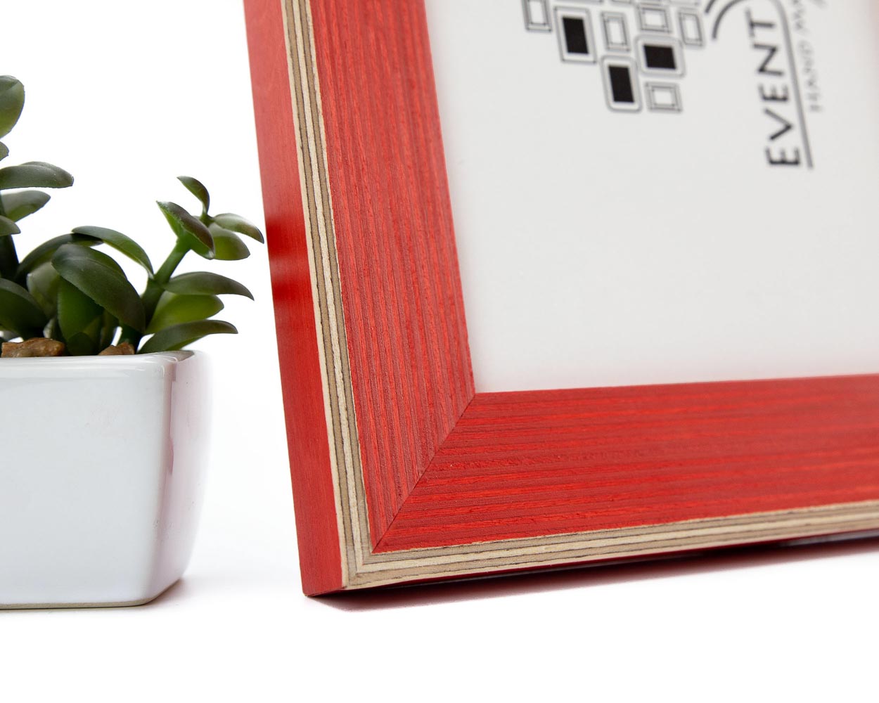 Red Wood Picture Frame, Hand Painted Artwork frames, Rustic Home Decor, Square 5x5 Photo Frame, Any Size A5 A4 4x6, 5x7, 8.5x11, 8x10, 8x12