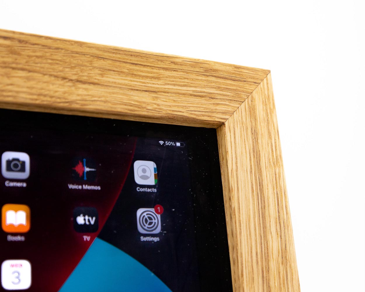 Natural Oak Frame for iPad