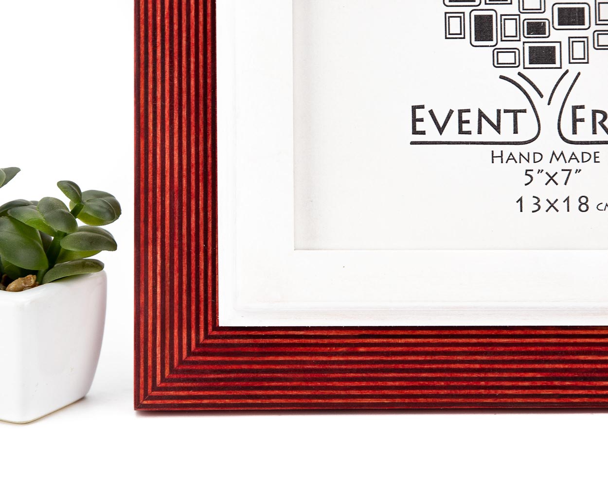 Red + White Custom Wooden Frame, Double Color Photo Frame, Modern Wall Frame, Custom Size Poster Frame A1 A3 A4 8x8 12x18 18x24 20x30 24x36