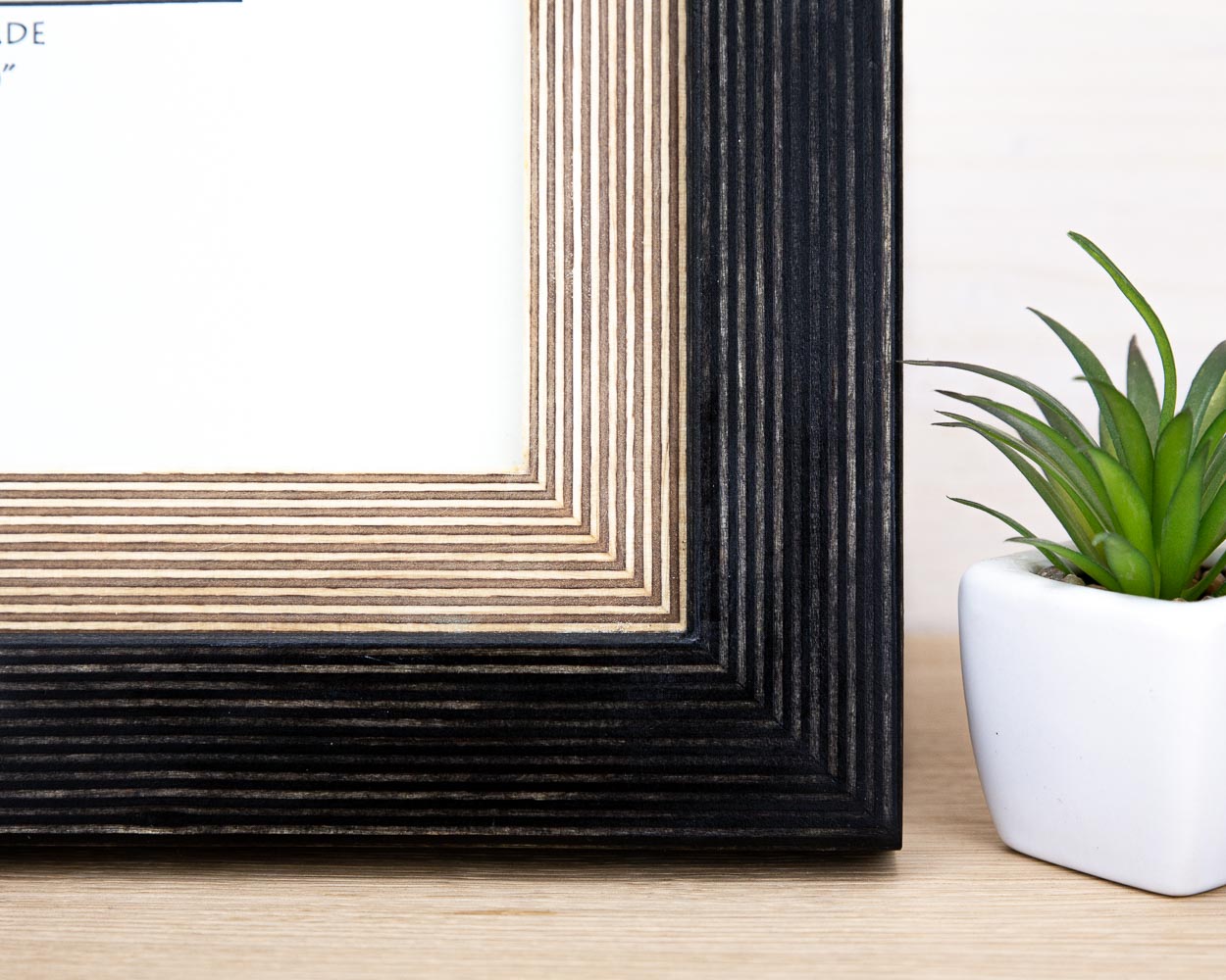 Handmade Black + Natural Picture Frame, Rustic Photo Frame with Wooden Mat, Any Custom Size A4,A3,A2, 5x7, 8x10, 12x18, 16x20, 18x24, 24x36