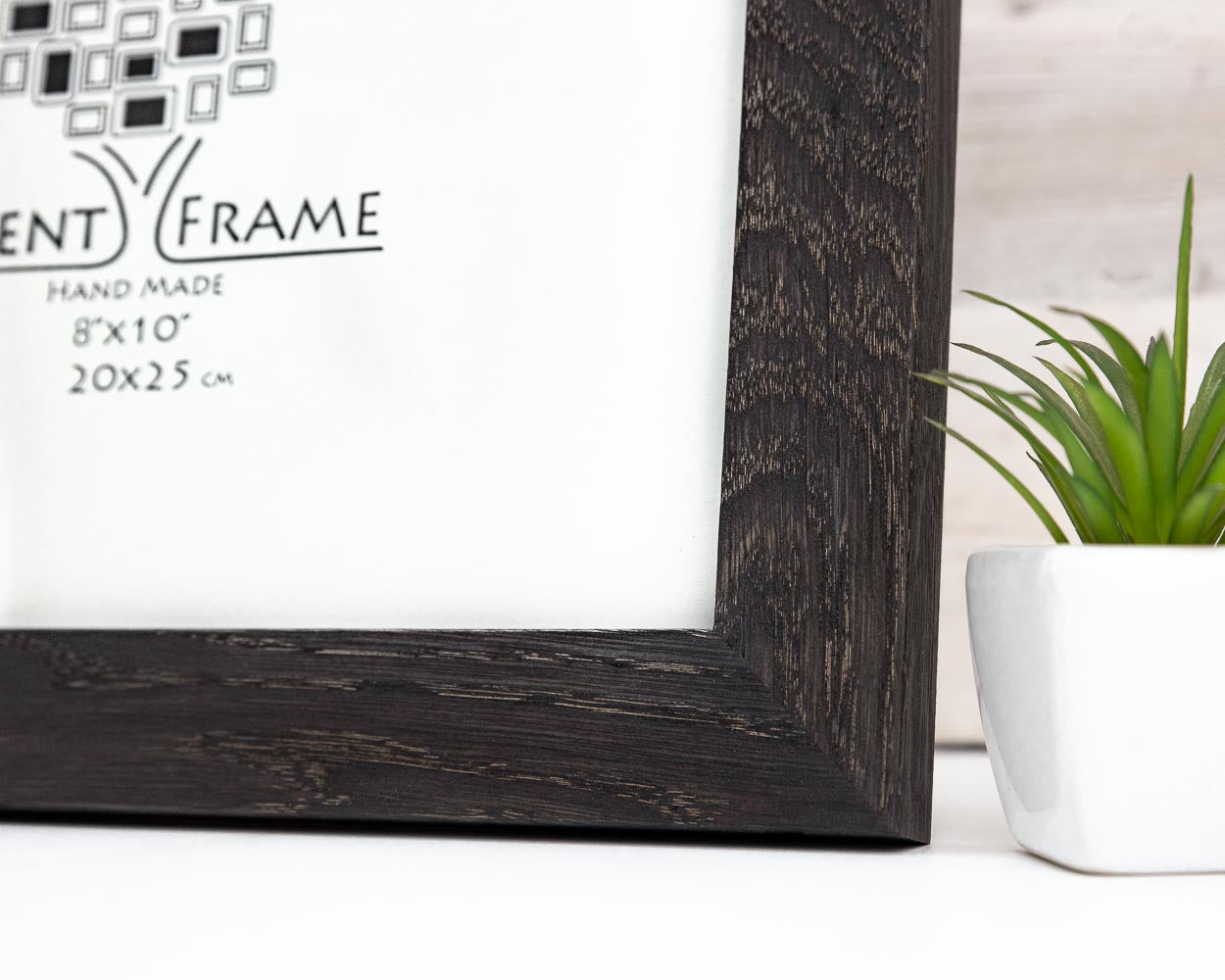 Handmade Picture Frame from Black Oak Hardwood, Wooden Photo Frame, Custom Sizes A5 A4 A3 A2 A1 6x8 8x8 8x10 10x10 8x12 11x14 18x24 20x30