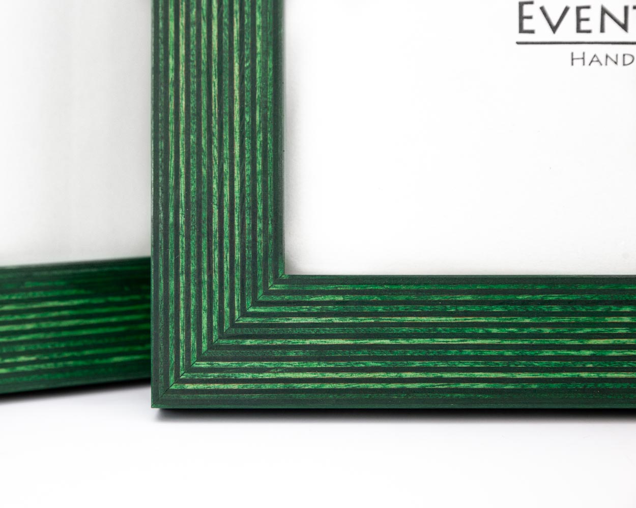 Green Picture Frame, Wooden Handmade Frame, Rustic Frame 4x4, 4x6, 5x7, 7x9 8x10, 8x12, 11x14, 8.5x11, 10x10, 10x30, A5, A4, A3, 12x16 32x40