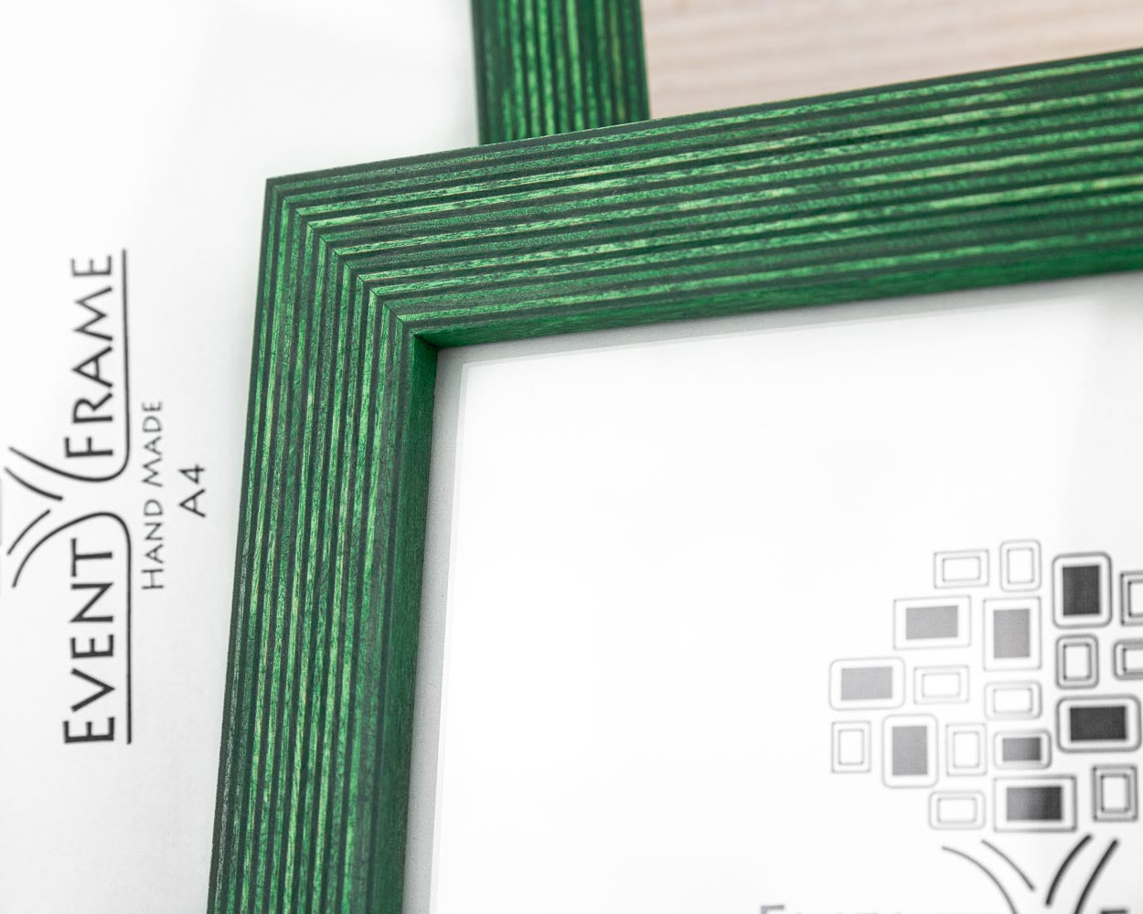 Green Picture Frame, Wooden Handmade Frame, Rustic Frame 4x4, 4x6, 5x7, 7x9 8x10, 8x12, 11x14, 8.5x11, 10x10, 10x30, A5, A4, A3, 12x16 32x40