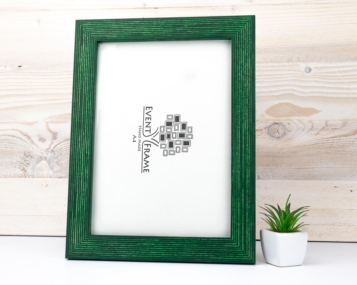 Green Picture Frame, Wooden Handmade Frame, Rustic Frame 4x4, 4x6, 5x7, 7x9 8x10, 8x12, 11x14, 8.5x11, 10x10, 10x30, A5, A4, A3, 12x16 32x40