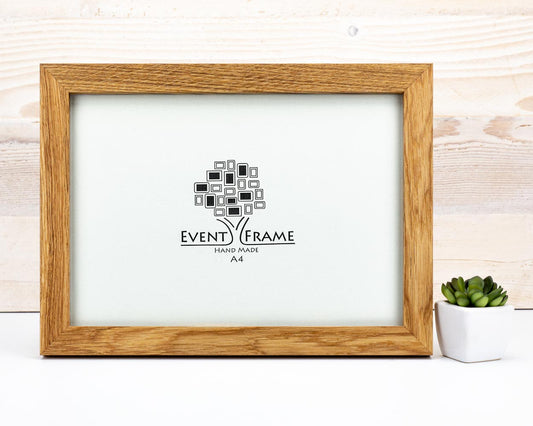 Natural Modern Design Solid Oak Hardwood Photo Frame 23mm