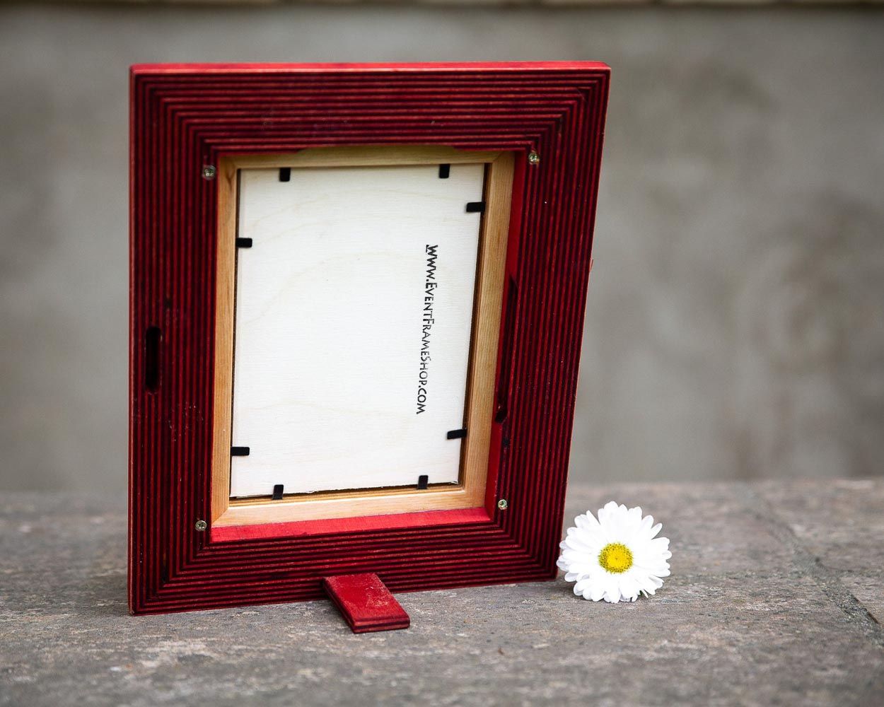 Double Red + Natural Photo Frame