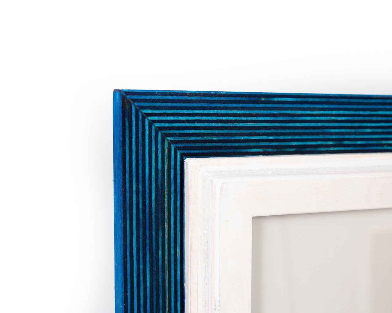 Blue and White Artistic Painting Frame, Wall art Photo Frame, ANY CUSTOM SIZES: 8x10, 8x12, 11x14, 9x11, 9x12, 10x10, 10x13, 12x14, 14x18